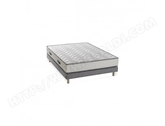 Ensemble matelas + sommier 160 x 200 - Agglolatex - 25 cm - 390 Voise (28)