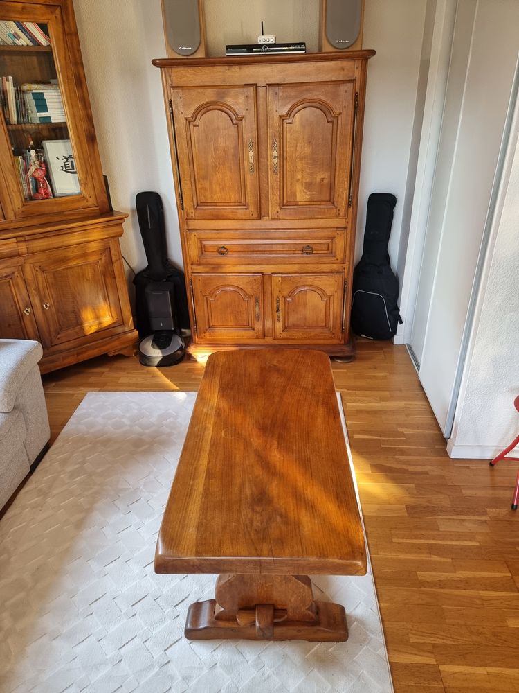 ensemble meuble TV + Table de s�jour 100% ch�ne massif 550 Grenoble (38)