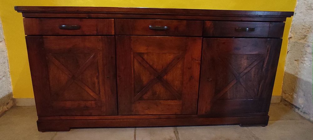 Ensemble meuble et table en merisier 600 La Loubi�re (12)