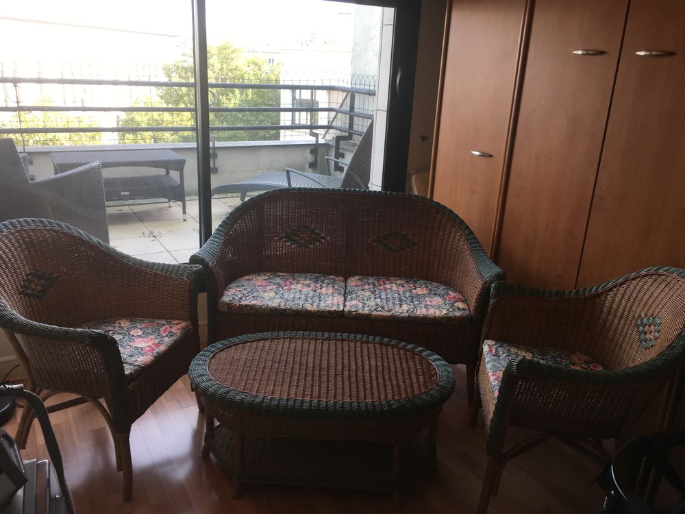 Ensemble meubles en osier 200 Boulogne-Billancourt (92)