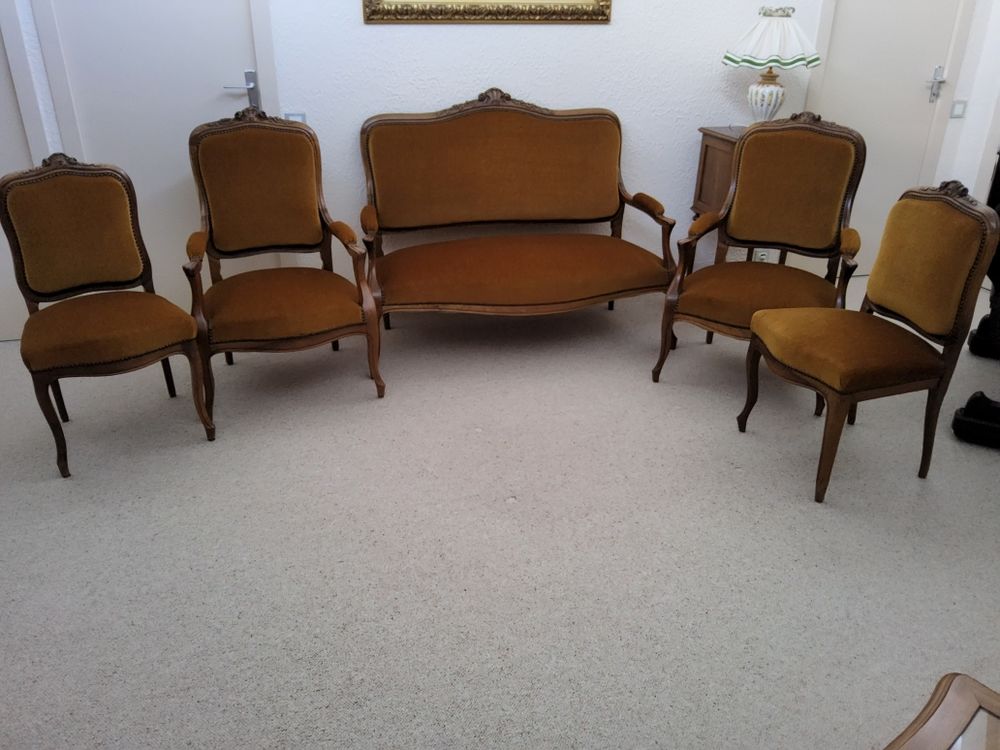 ensemble de mobilier de salon, style Louis xv 200 Luzy (58)