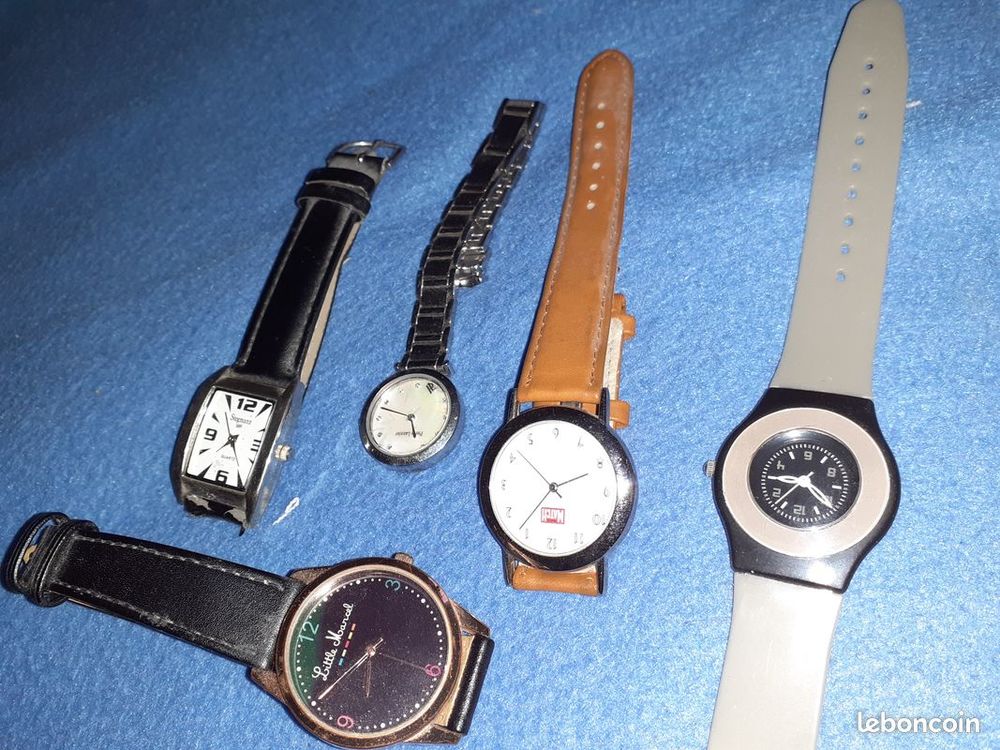 Ensemble de 5 Montres pour Femme/Homme 100 Enghien-les-Bains (95)