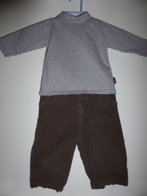 Ensemble Petit Bateau pantalon hiver Sergent Major T-shirt 6 7 Rueil-Malmaison (92)