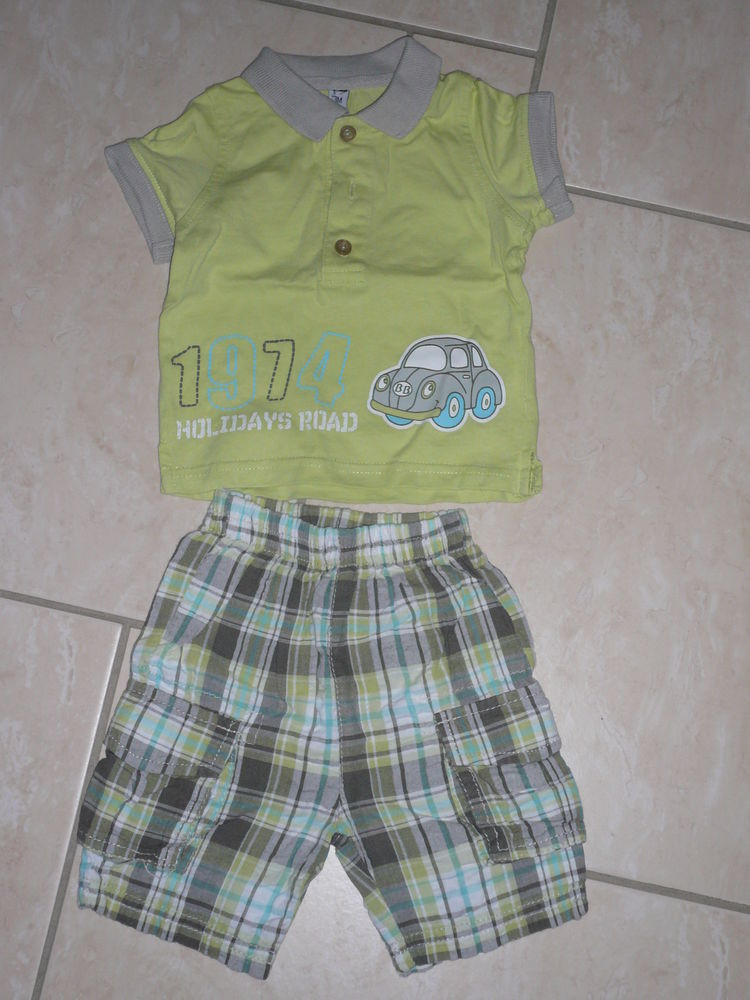 Ensemble 2 pi�ces 3 mois (n�13) 6 Franqueville-Saint-Pierre (76)