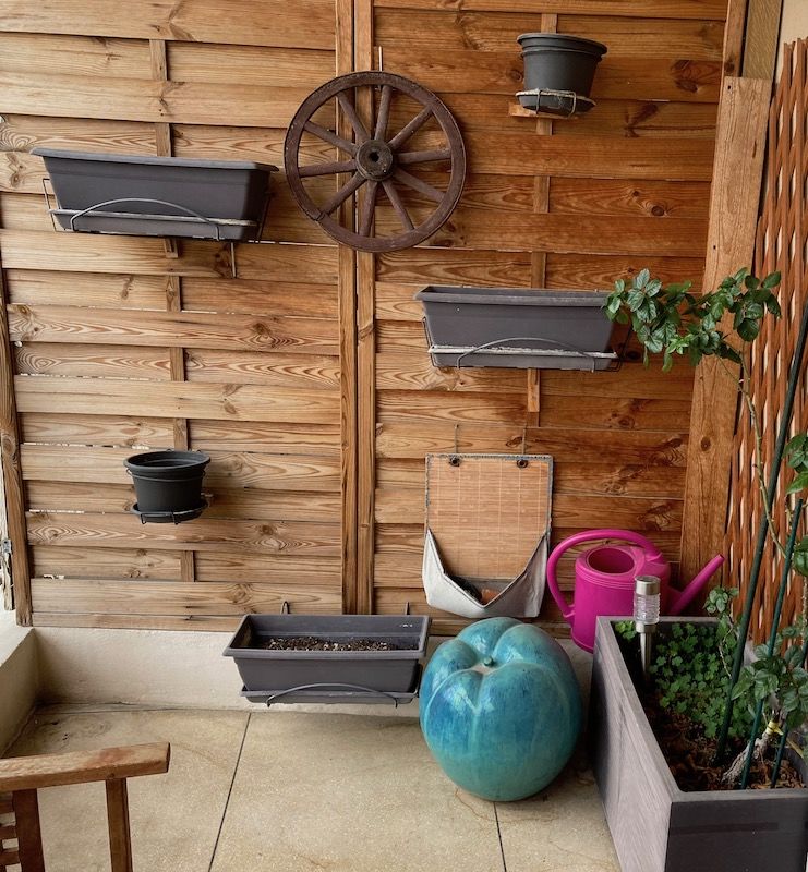 Ensemble 16 pi�ces pots jardini�res gris taupe 60 Nice (06)