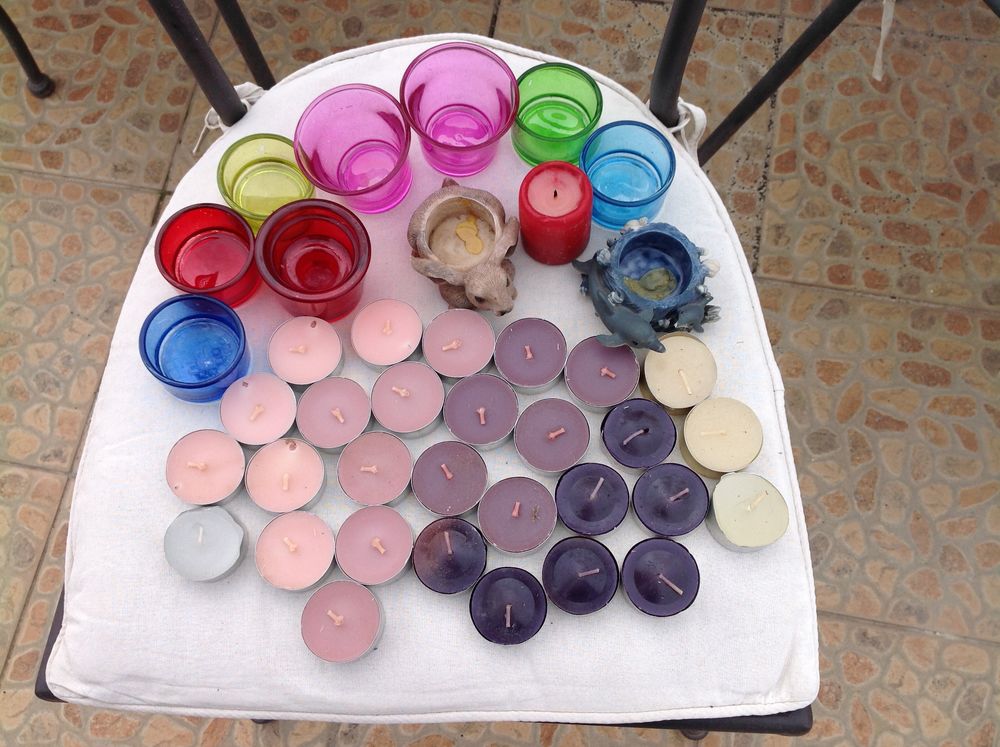 ensemble de porte bougies et bougies 5 Port-de-Bouc (13)