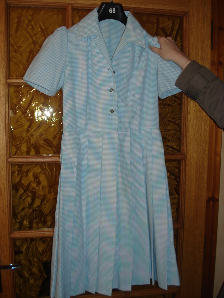 ensemble robe et veste couleur vichy bleu VINTAGE 13 Mérignies (59)