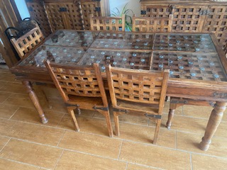 ENSEMBLE SALLE A MANGER TABLE + CHAISES 500 Trans-en-Provence (83)