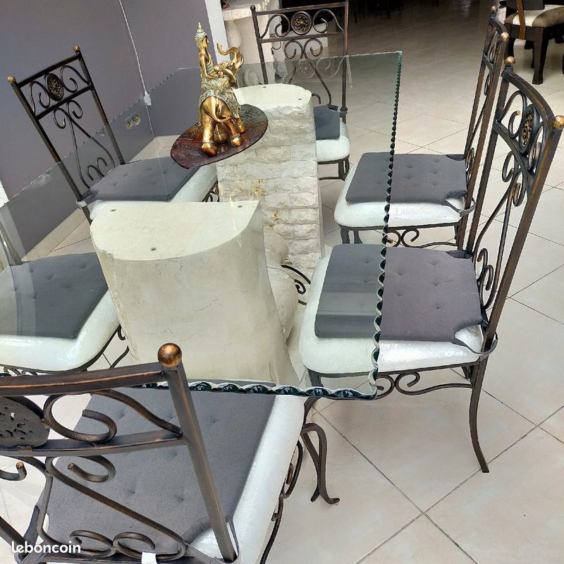 ENSEMBLE SEJOUR TABLE + CHAISES *6 700 Noisy-le-Sec (93)