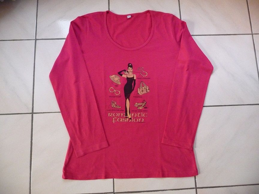 Ensemble Tee-shirt + Pantalon T. 38-40 motif Audrey Hepburn 20 Celles-sur-Belle (79)