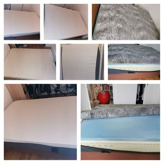 Ensemble sommier, matelas et sur matelas Emma 2 places 450 Frans (01)