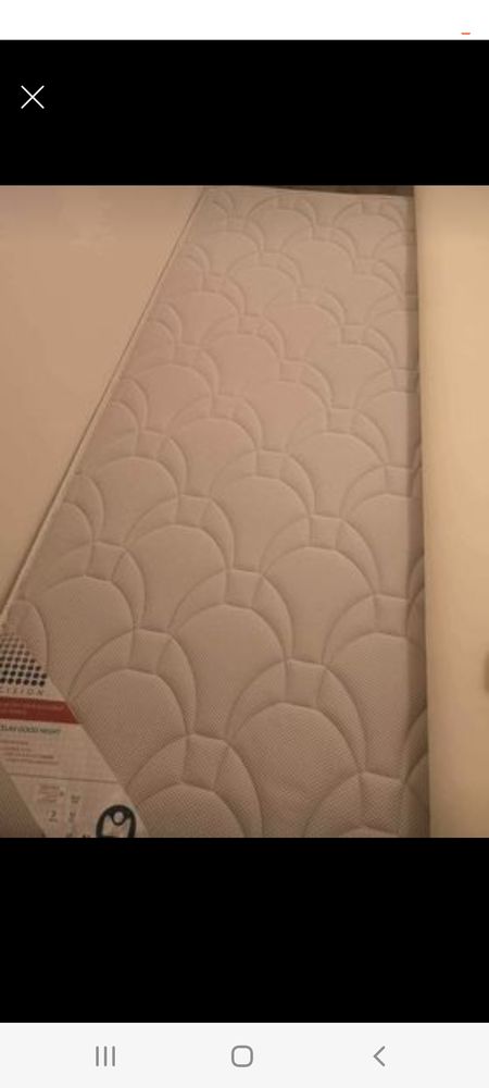 Ensemble sommier + matelas BULTEX + surmatelas 140x190 350 �tampes (91)