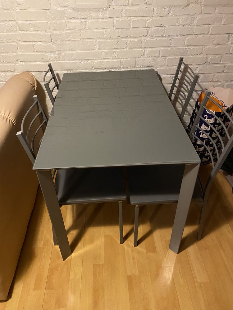 Ensemble table + 4 chaises 100 Amiens (80)