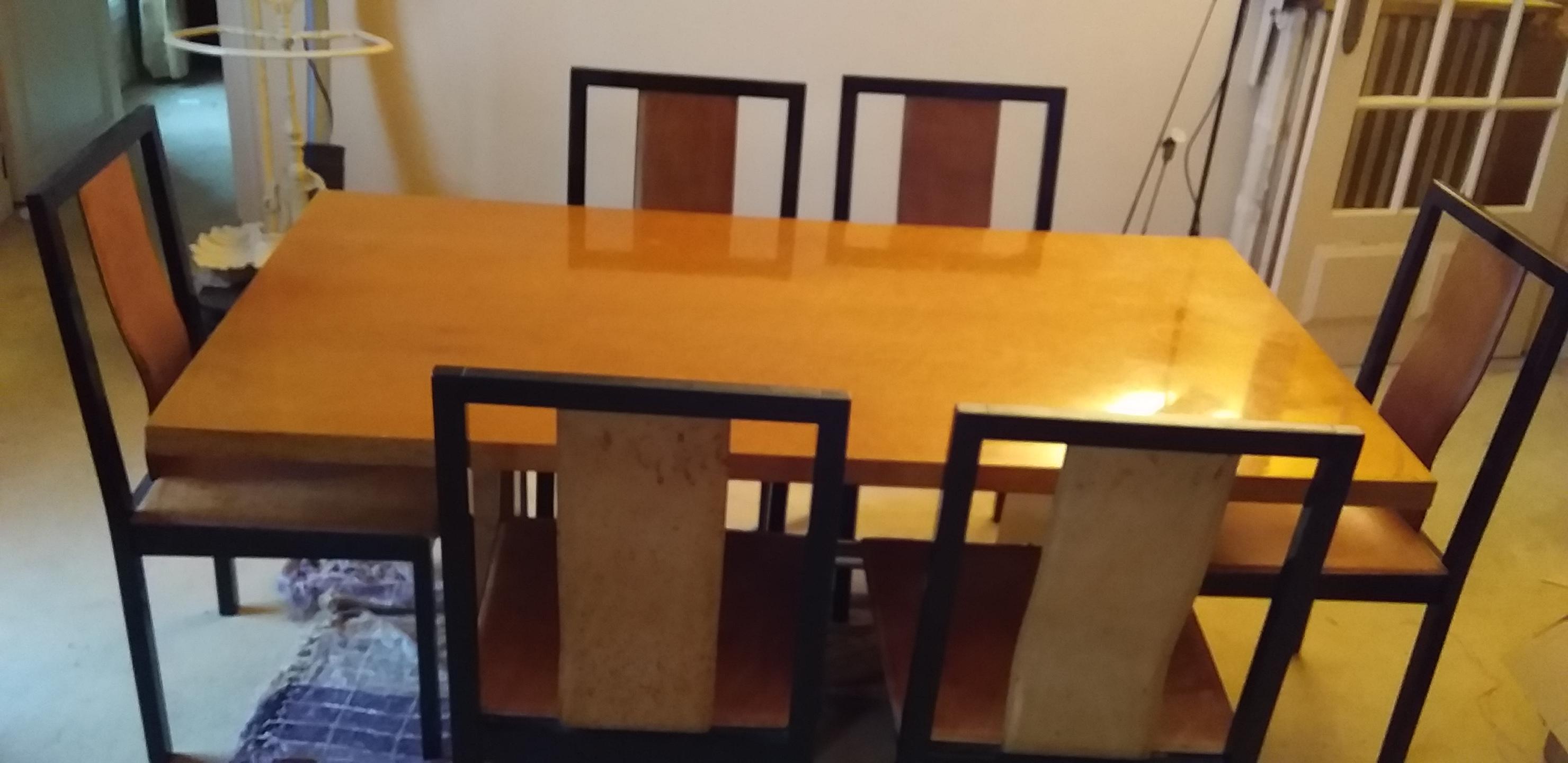 Ensemble table et chaises en bois pour salle � manger 400 Aulnay-sous-Bois (93)