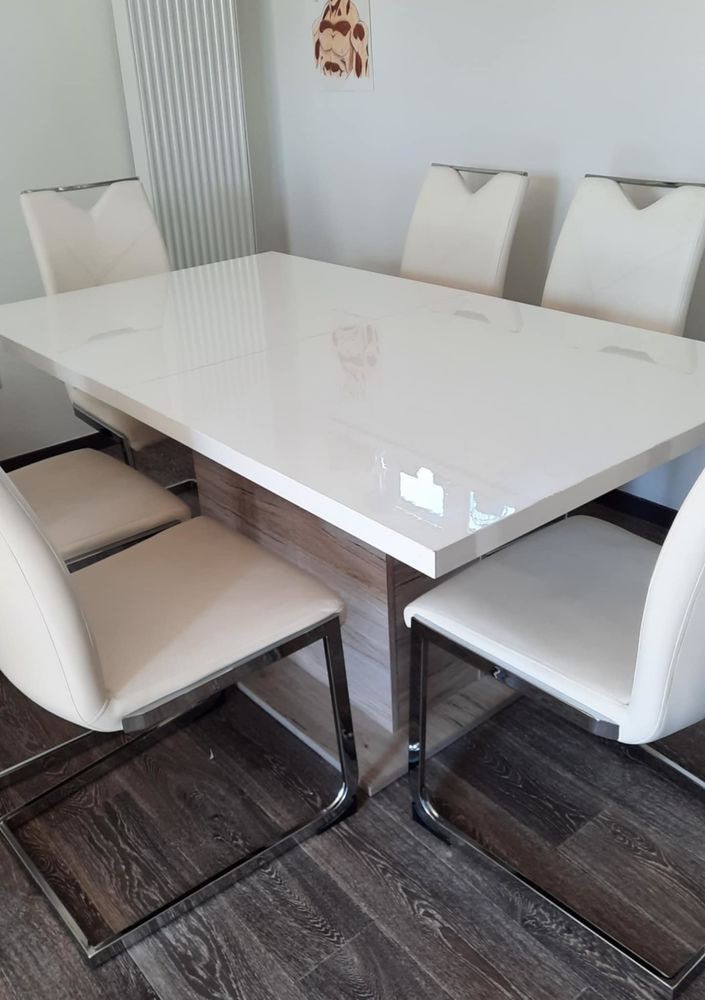 Ensemble Table + 6 chaises 400 Audincourt (25)