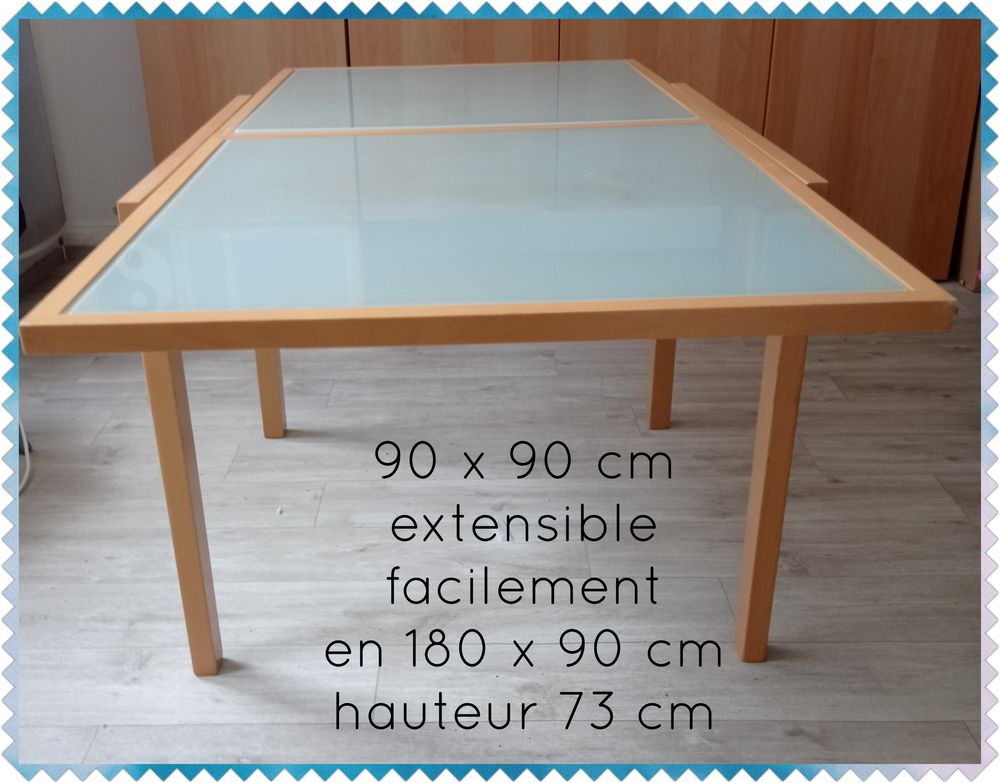 ensemble table et  meuble de salle à manger. 180 L'Hermenault (85)