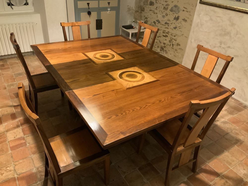 Ensemble Table de s�jour et chaises 650 Az� (53)