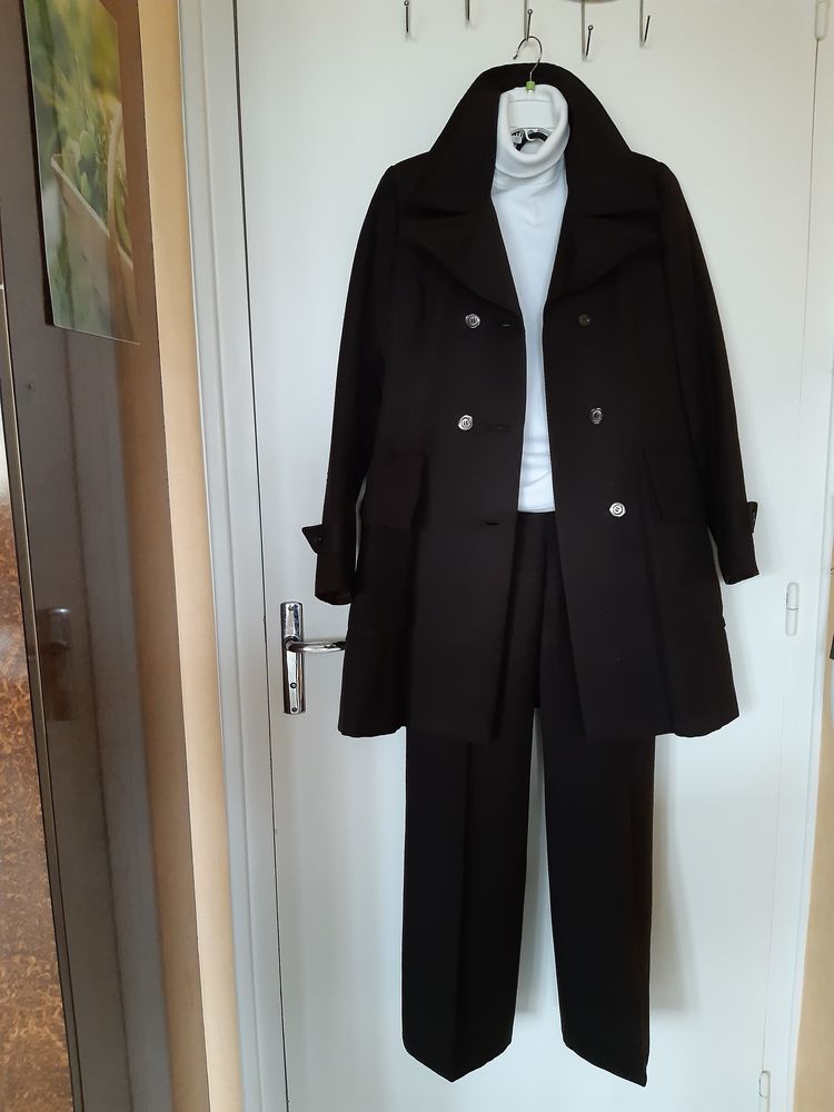 Ensemble Veste Longue & Pantalon 1970 marron. 20 Le Vernois (39)