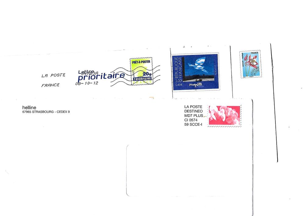 ENTIERS POSTAUX ( ayant circul�s ) 0 Mulhouse (68)
