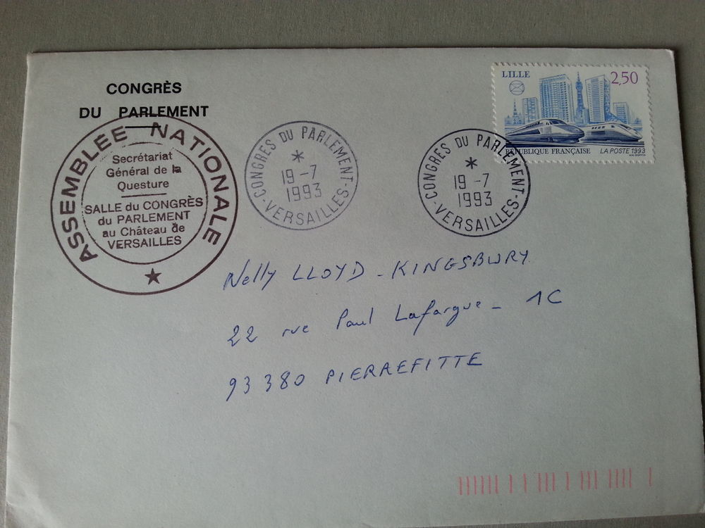 Enveloppe  - N� 1838
0 Grues (85)