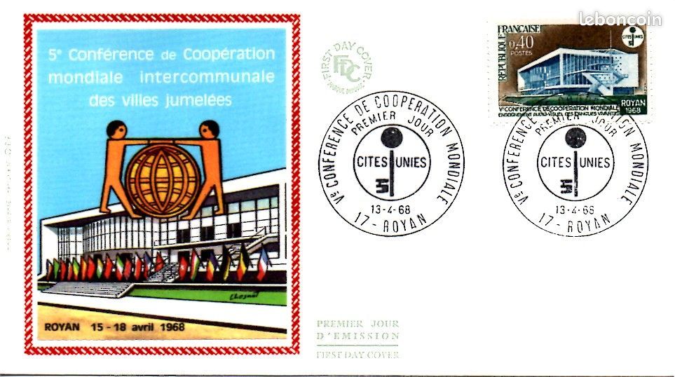 ENVELOPPES 1ER JOUR FRAN�AISES 40 Villeneuve-d'Ascq (59)