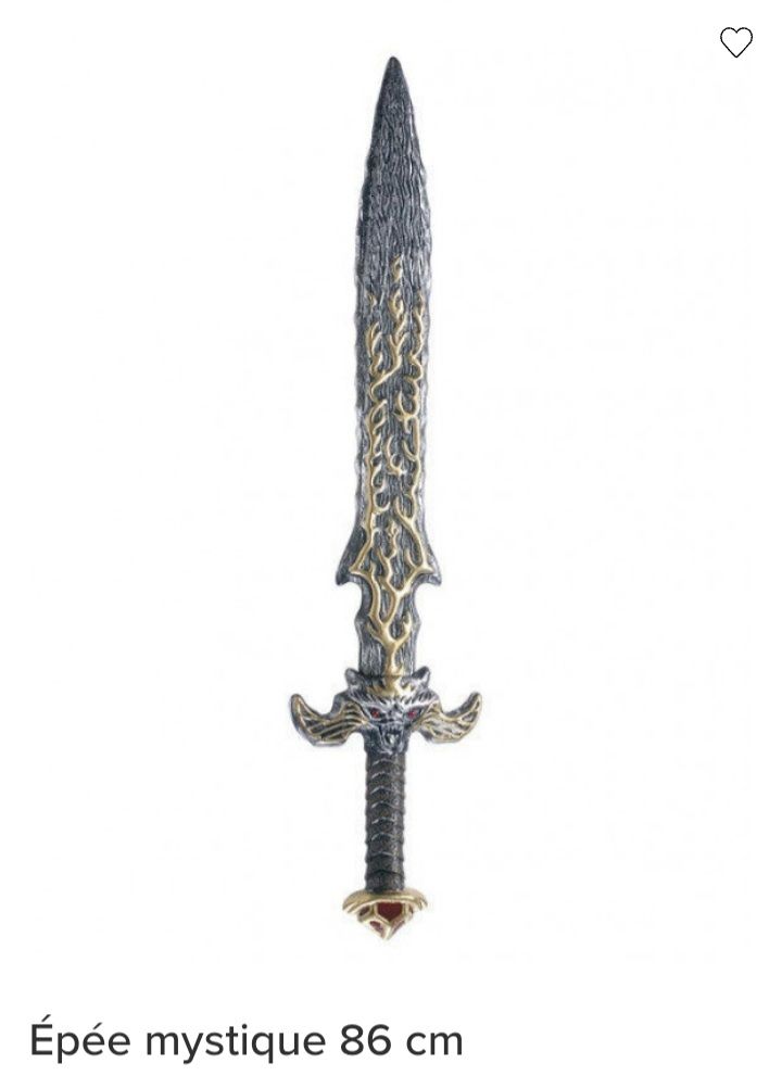 Epee mystique en plastique 10 Sainte-Gemme-Moronval (28)