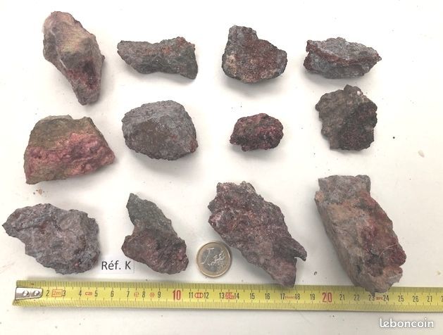 Erytrines - lot de min�raux de collection 80 Saint-M�dard (16)