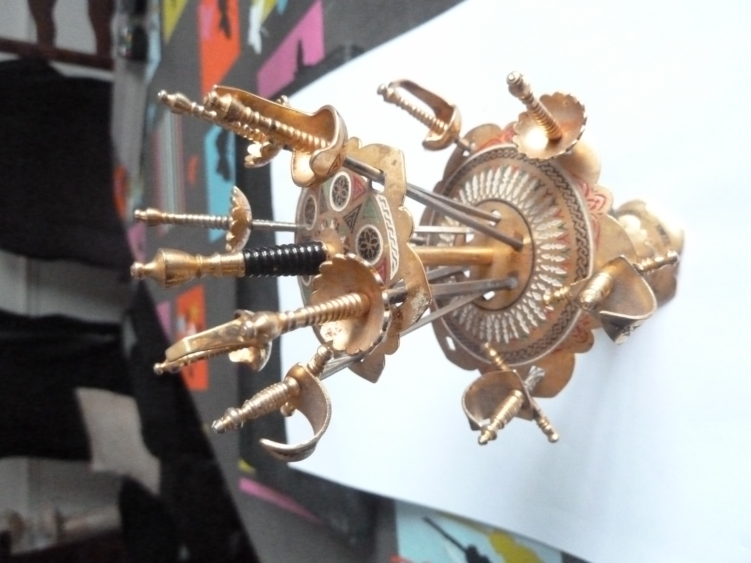 pic � escargos et socle en cuivr� 15 Auxerre (89)