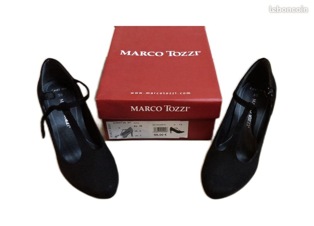 Escarpin en daim - Taille 38 20 La Seyne-sur-Mer (83)