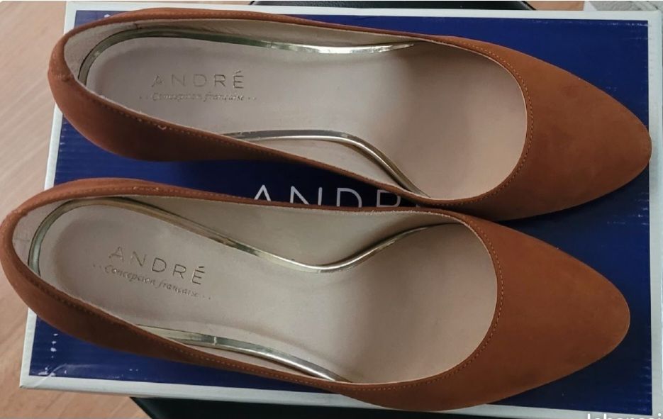 Escarpins ANDRE Camel 35 Poissy (78)