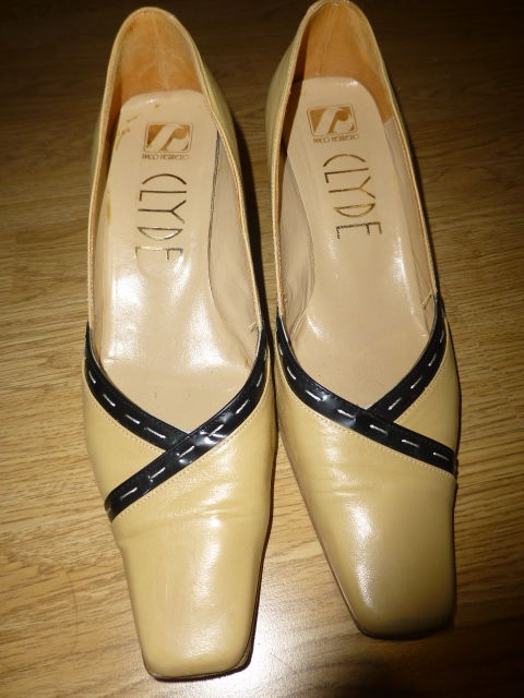 Escarpins en cuir beige Clyde 20 Buxy (71)