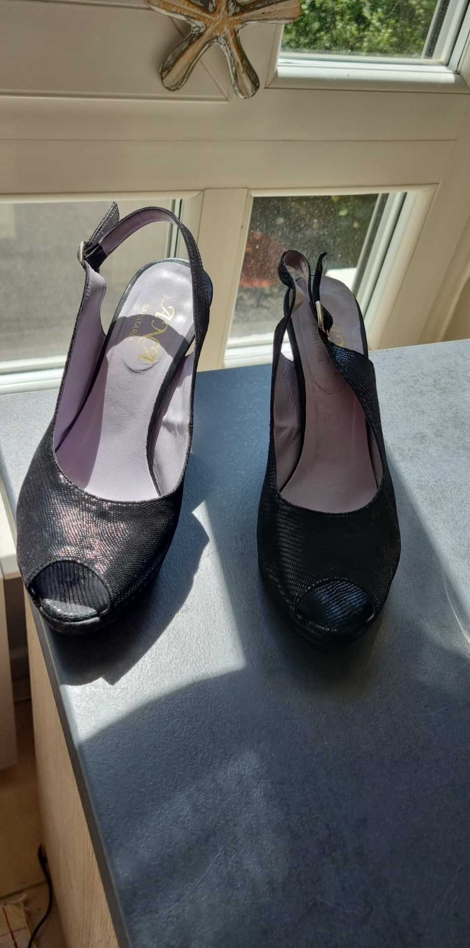 Escarpins noir Cuir P39 20 Oullins (69)