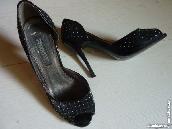 Escarpins noir ou gris 15 Plaisir (78)