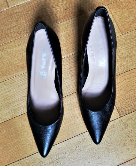 Escarpins noirs cuir talons 8 cm T 38 6 Clermont-Ferrand (63)