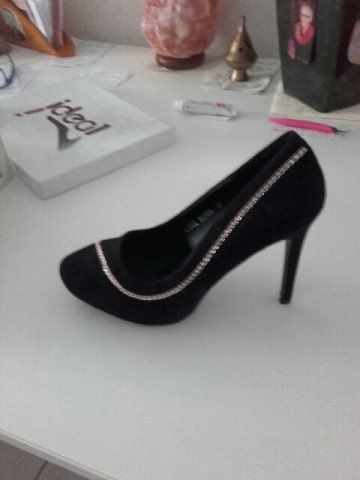 escarpins noirs 10 Canet Plage (66)