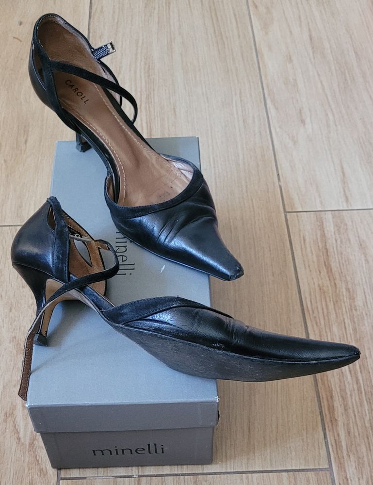 Escarpins talon cuir noir Caroll T37 EU 10 Bordeaux (33)