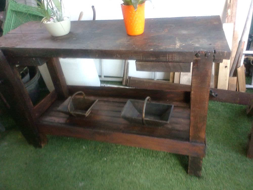 ETABLI DE MENUISIER ANCIEN 400 Carbon-Blanc (33)