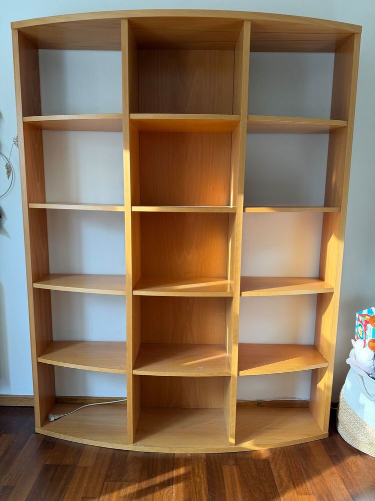 Etag�re/biblioth�que en bois H 175 X L 140 X l 45 bonne �tat 45 Neuville-sur-Oise (95)