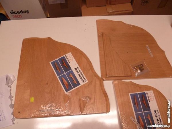 Kit �tag�re en ch�ne brut neuve moulur� 1 Rumilly (74)