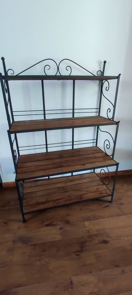 ETAGERE FER FORGE ET BOIS 150 Torcy (77)