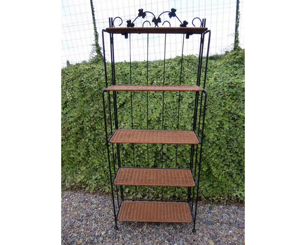 Etag�re 5 tablettes, cadre m�tal 55 Courseulles-sur-Mer (14)