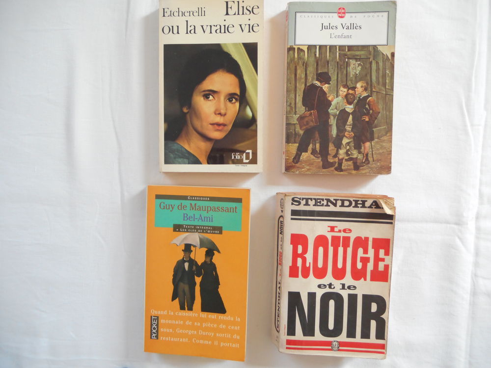 Etcherelli, J. Vall�s, G de Maupassant, Stendhal 		 0 Le Havre (76)