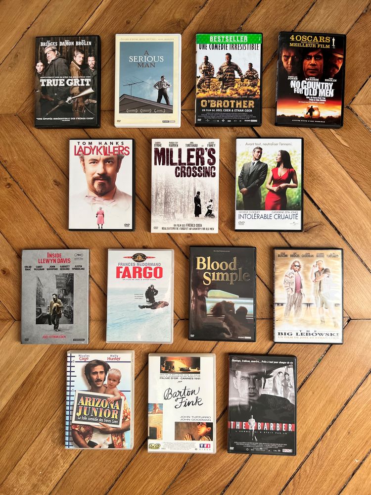 LOT DE 14 DVD - ETHAN & JOEL COEN 60 Paris 7 (75)