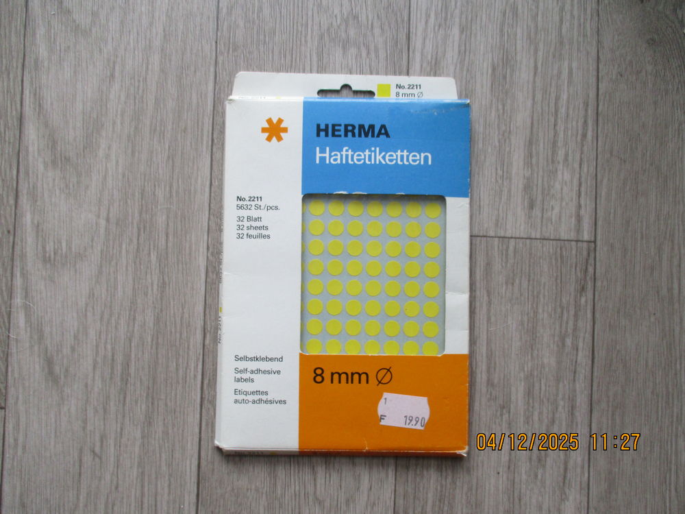 �tiquettes herma 15 Malz�ville (54)
