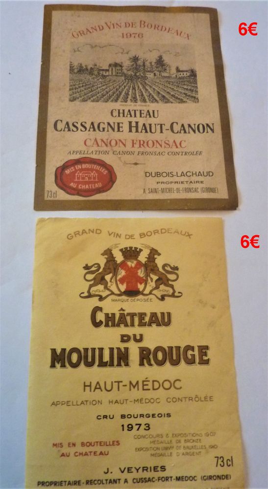 Etiquettes vin 12 Saint-M�dard-en-Jalles (33)