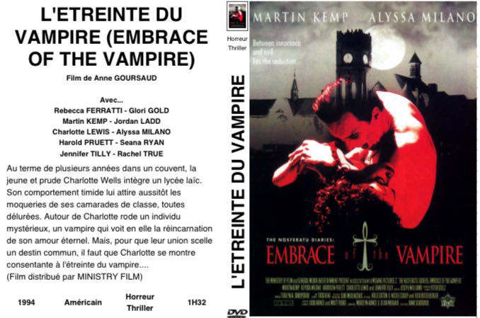   L'Etreinte du Vampire   - RARE EN VF 20 Claye-Souilly (77)