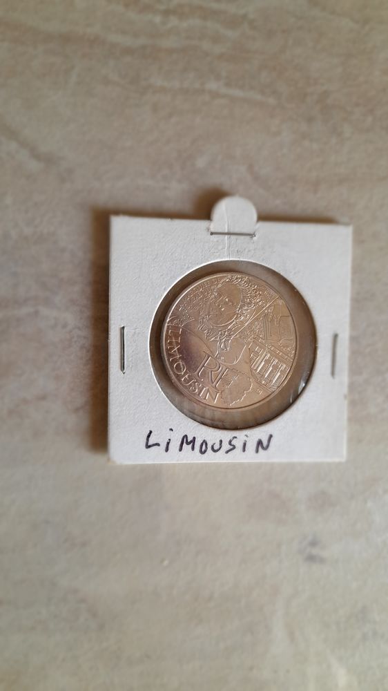 10 EUROS ARGENT REGIONS de FRANCE 21 �ragny (95)