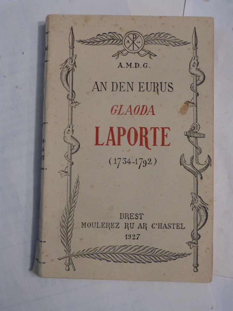 AN DEN EURUS GLAODA LAPORTE  livre �crit en breton 16 Brest (29)