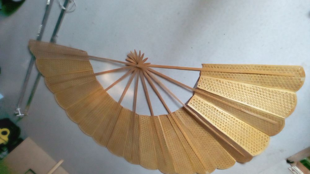 Un �ventail d�coration en bois 9 blanches 10 Charleville-M�zi�res (08)