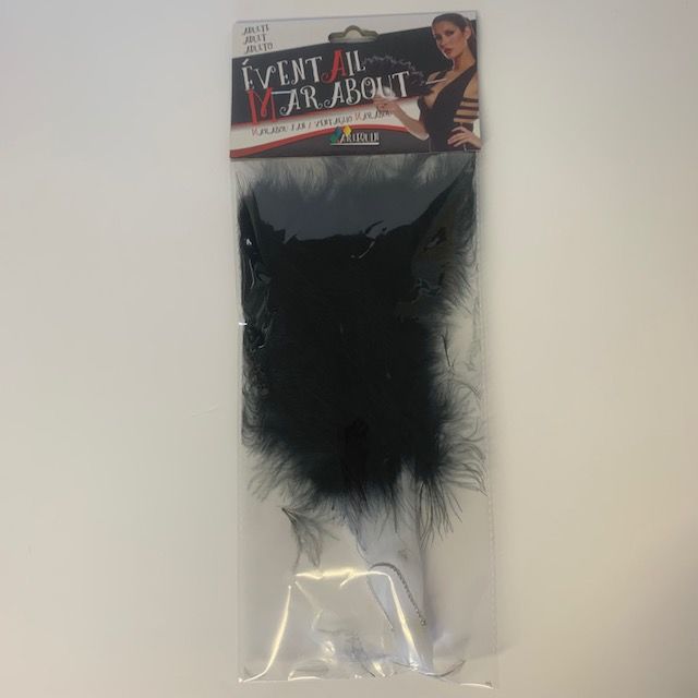 �ventail en plumes marabout rouge 3 Saumur (49)